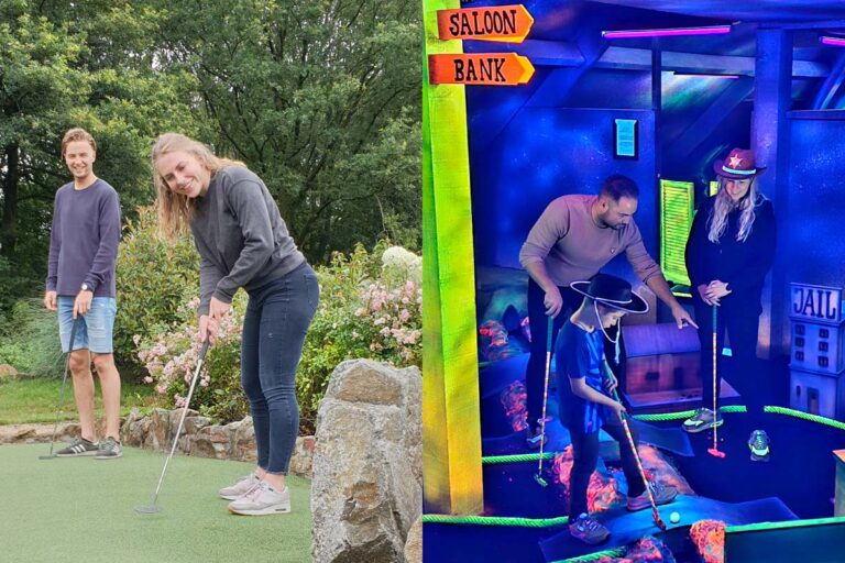 Early Bird Minigolf USA en Glowgolf