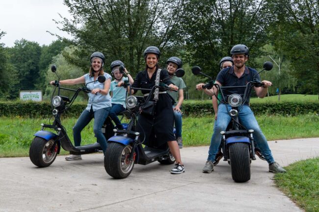 E-Chopper XXL met het gezin