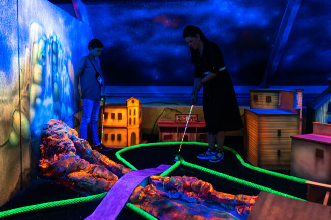 Glowgolf baan 1