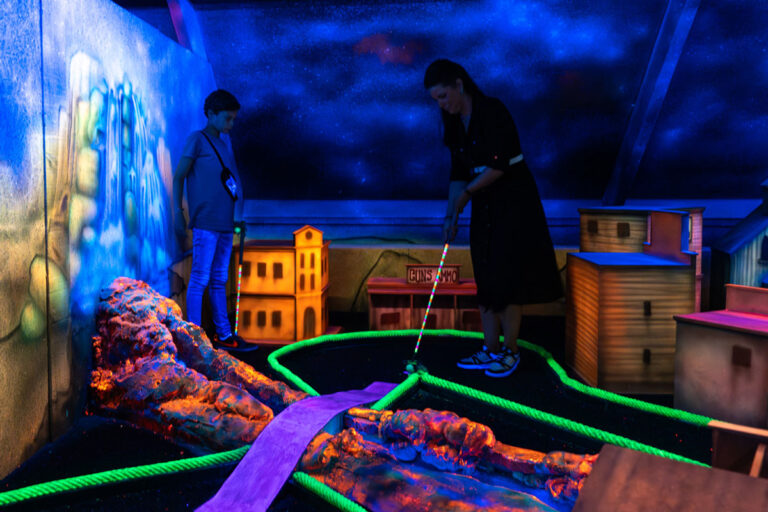 Glowgolf baan 1