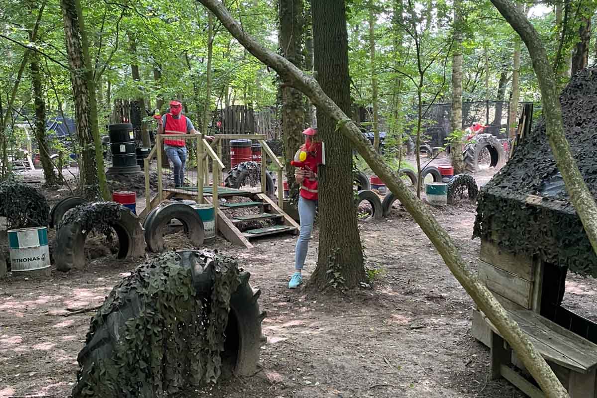 GelblasterPaintball 2.0 buiten bij Bussloo