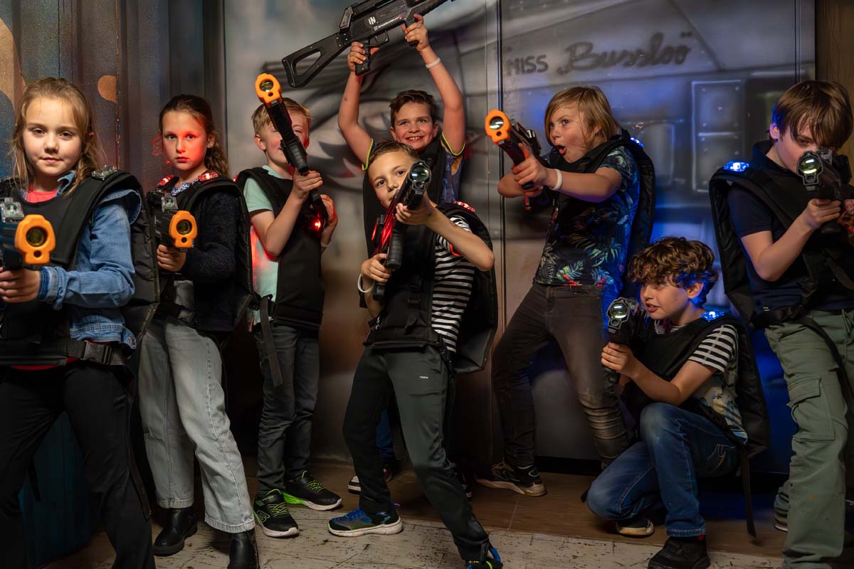 Lasergame kinderfeestje