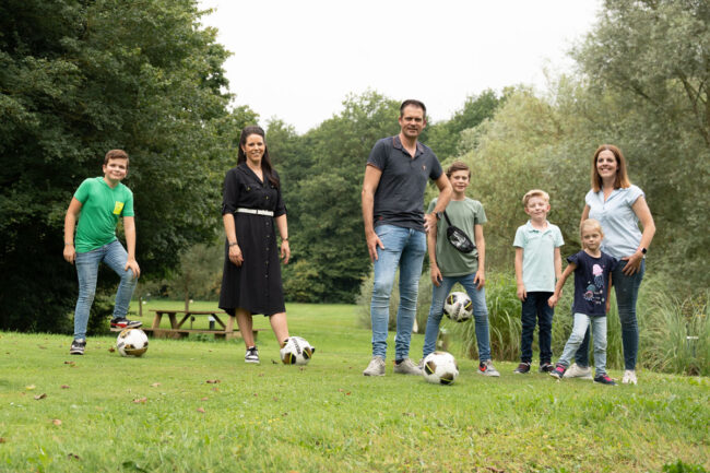 Voetgolf familie