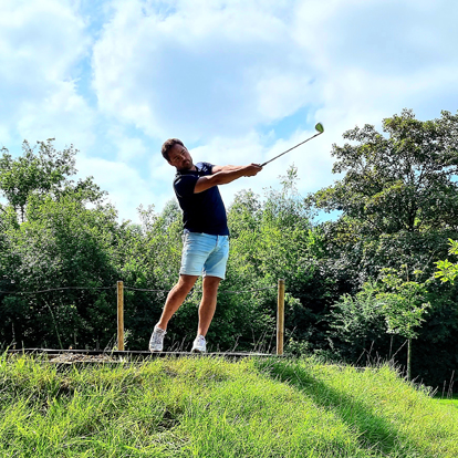 Golfclinic afslag